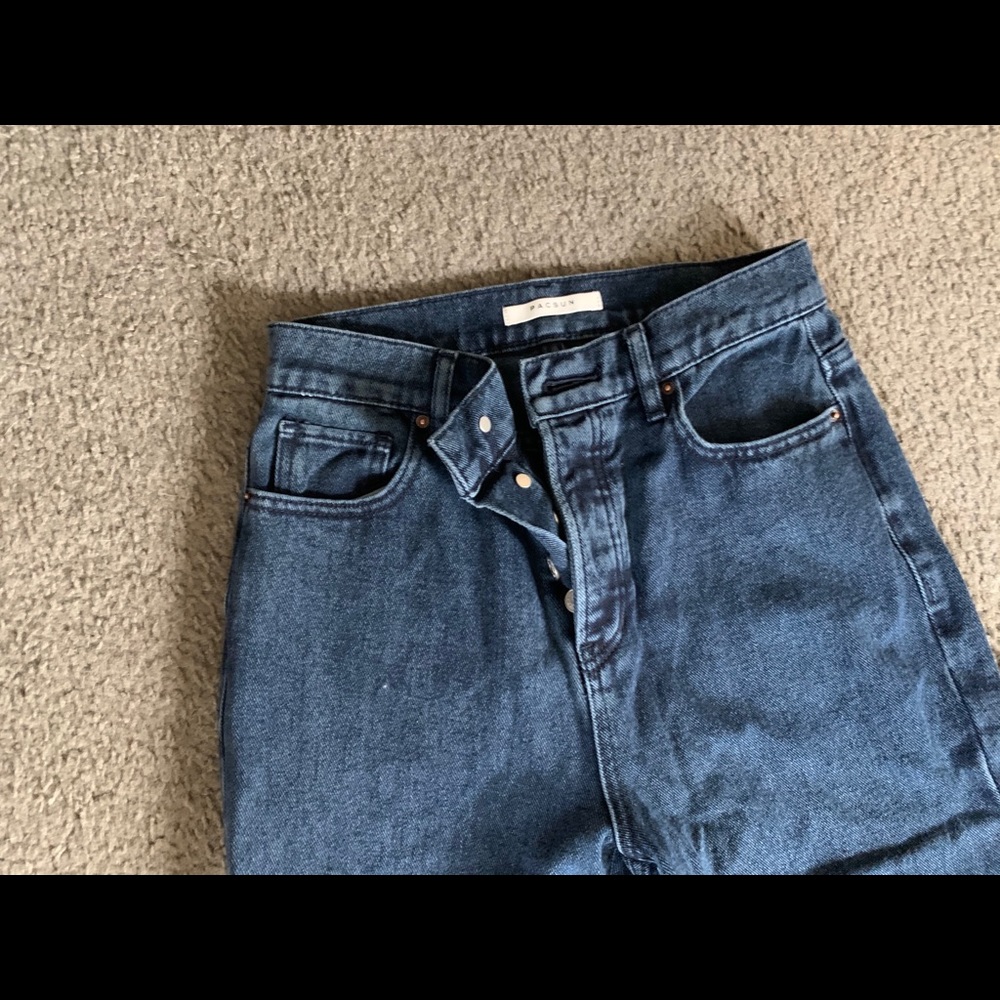 💫PACSUN HIGH RISE STRAIGHT LEG JEANS💫 - Picture 3 of 4